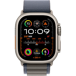 Apple Watch Ultra 2, Smartwatch (темно-сине-серый, 49 мм, Alpine Loop, титановый корпус, сотовый)