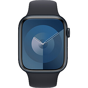 Apple Watch Series 9, Smartwatch (темно-синий/темно-синий, алюминий, 45 мм, спортивный ремешок)