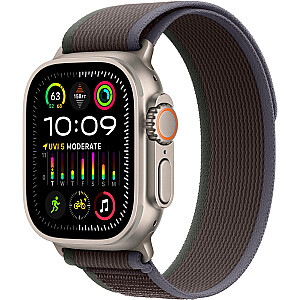 Apple Watch Ultra 2, Smartwatch (синий/черный, 49 мм, Trail Loop, титановый корпус, сотовый)