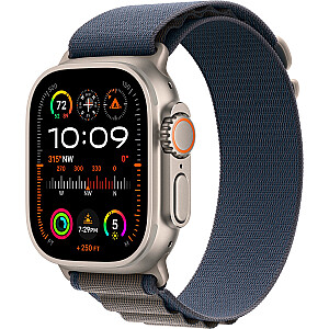 Apple Watch Ultra 2, išmanusis laikrodis (navy, 49 mm, Alpine Loop, titano dėklas, korio)