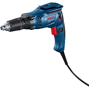 Gipso kartono atsuktuvas Bosch GTB 6-50 Professional (mėlynas/juodas, 650 W, L formos korpusas)