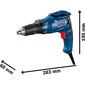 Шуруповерт для гипсокартона Bosch GTB 6-50 Professional (синий/черный, 650 Вт, в L-корпусе)