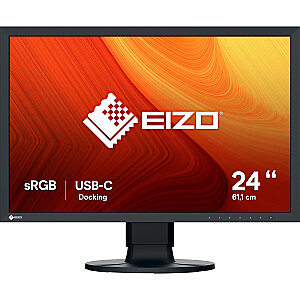 EIZO CS2400R, LED-монитор - 24 - черный, WXGA, USB-C, HDMI, IPS