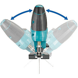 Аккумуляторная маятниковая пила Makita DJV184Z, 18 Вольт, лобзик (синий/черный, без аккумулятора и зарядного устройства)