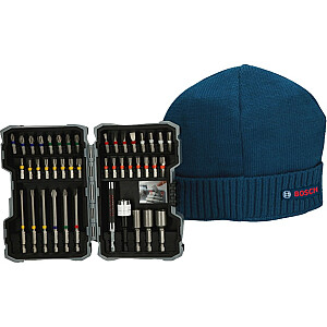 Bosch Kalėdų atsuktuvų rinkinys, 43 vnt (mėlyna, įskaitant nemokamą Bosch skrybėlę)