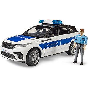 Brolio policijos automobilis Range Rover Velar su policijos automobilio modeliu (su šviesos + garso moduliu)