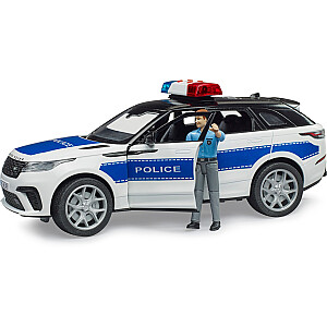 Brolio policijos automobilis Range Rover Velar su policijos automobilio modeliu (su šviesos + garso moduliu)