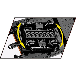 Sunkusis platforminis sunkvežimis COBI tipo SSYS, statybinis komplektas (mastelis 1:35)