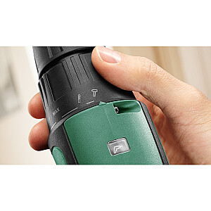 Bosch EasyImpact 12 akumuliatorinis smūginis gręžtuvas, smūginis gręžtuvas, 12 V (žalia/juoda, 2 x 2,0 Ah ličio jonų baterijos)