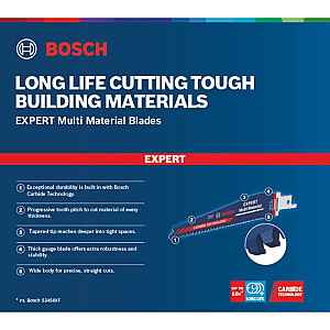 Stūmoklinis pjūklo diskas Bosch Expert 'Multi Material' S 956 XHM, 10 vnt (ilgis 150 mm)