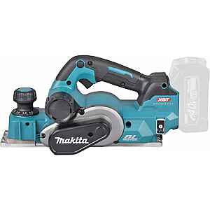 Аккумуляторный рубанок Makita KP001GZ, 40 Вольт, электрорубанок (синий/черный, без аккумулятора и зарядного устройства)