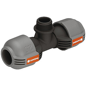 Gardena T formos skirstytuvas 25 mm x 3/4 colio – vyriškas siūlas (2787-20)