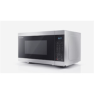 Sharp Microwave Oven with Grill YC-MG81E-S Free standing, 900 W, Grill, 	 Silver