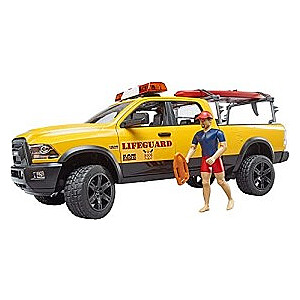 Bruder Auto Dodge RAM 2500 Power Water Rescue Wagon su priedais (02506)