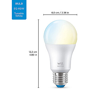 WiZ, Lempa, 8 W, 2700-6500, A60, E27, 1 vnt. Šviesos šaltinis