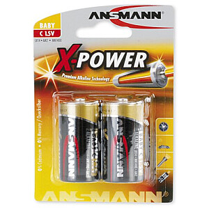 Ansmann Baby X-Power 2xC lizdinėje plokštelėje