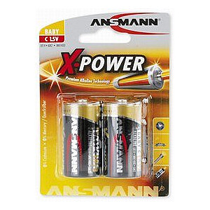 Ansmann Baby X-Power 2xC lizdinėje plokštelėje