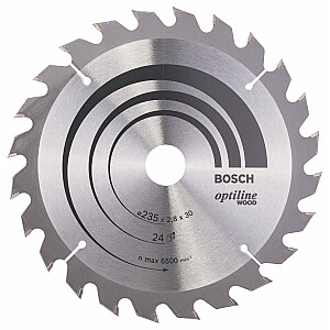 Standartinis diskinis Bosch diskinis pjūklas, plotis 235 mm