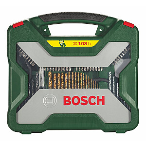 Bosch Titanium X-Line įrankių rinkinys, 103 dalys