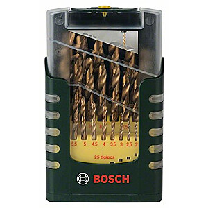 Bosch Prom 25 vnt. Metalo grąžtai HSS-TiN - 2607017154