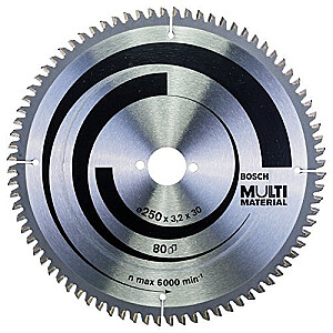 Diskinio pjūklo diskas Bosch MM MU B 250x30-80 - 2608640516