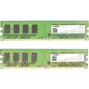 Mushkin DDR2 - 4 GB - 667 - CL - 5 Essent Dual komplektas