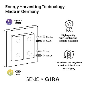 Senic Friends of Hue Smart Switch, Switch (белый (матовый), 3 шт.)