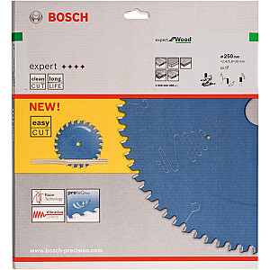 Diskinio pjovimo diskas Bosch Expert for Wood, 250 mm, 60Z (skylės skersmuo 30 mm)