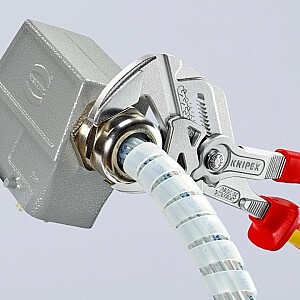 Ключ-клещи KNIPEX 86 06 250, изоляция VDE (красный/желтый, длина 250 мм, регулировка в 19 положениях)