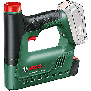 Bosch UniversalTacker 18V-14, 18V, elektrinis segiklis (žalia/juoda, be akumuliatoriaus ir įkroviklio, POWER FOR ALL ALLIANCE)