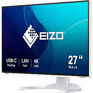 EIZO EV2740X-WT, LED monitorius - 27 - baltas, UltraHD/4K, LAN, USB-C