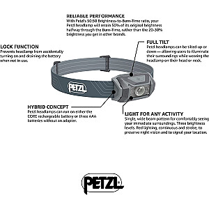 Petzl E061AA00 Tikka lempa pilka