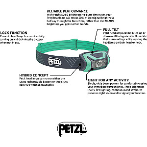 Petzl E061AA02 Tikka lempa žalia