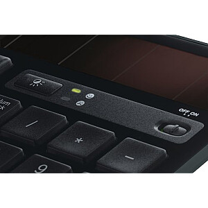 Клавиатура Logitech WL K750 черная USB