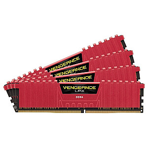 Corsair DDR4 64 ГБ 2133-13 Vengeance LPX Red Quad