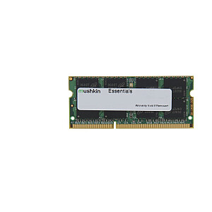 Mushkin DDR4 SO-DIMM 8 ГБ 2400-CL17 — одиночный — Essentials