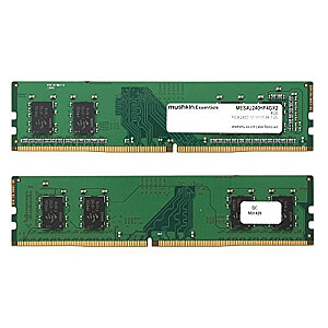 Mushkin DDR4 8GB 2400-CL15 – Dvigubas rinkinys – būtiniausi