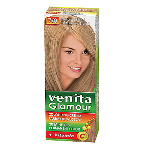 Окрашивающая краска для волос VENITA Glamour 7/0 Натуральный Блондин 100мл