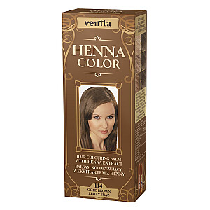 VENITA Henna Color balzamas-dažas su chna ekstraktu 114 Golden Brown 75ml