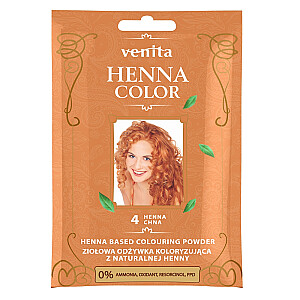 VENITA Henna Color žolelių kondicionierius-dažas su natūralia chna 4 Henna Henna 25g