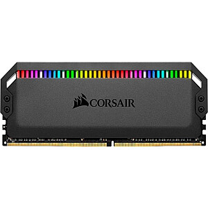 Corsair DDR4 32 ГБ 3200-CL16 — Quad-Kit — Dominator Platinum RGB, черный