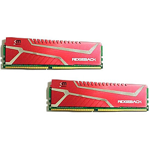 Mushkin DDR4 - 16 GB - 3466 - CL - 18 - Dual Kit - Redline (raudona, MRB4U346JLLM8GX2)