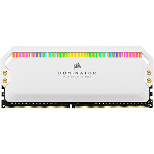 Corsair DDR4 — 16 ГБ — 3200 — CL — 16 — двойной комплект, Dominator Platinum RGB (белый, CMT16GX4M2Z3200C16W)