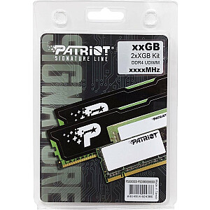 Патриот DDR4 — 16 ГБ — 3200 — CL — 22 — двойной комплект, Signature Line (черный, PSD416G3200K)