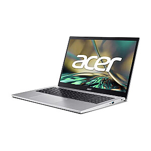 Acer Aspire 3 nešiojamas kompiuteris A315-59-33J8 i3-1215U/15.6 FHD/8GB/512GB/Be OS/Pure Silver 