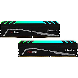Mushkin DDR4 16GB 3200-CL-16 Redline Lumina RGB dvigubas rinkinys