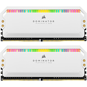 Corsair DDR4 32 ГБ 3200 — CL — 16 дом. Plat.RGB белый Quad Kit