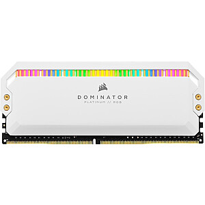 Corsair DDR4 32 ГБ 3200 — CL — 16 дом. Plat.RGB белый Quad Kit