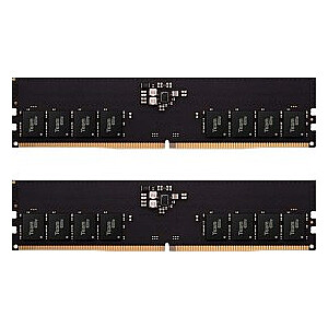 Team Group DDR5 - 32 GB - 4800 - CL - 40 Dual Kit, atmintis (juoda, TED532G4800C40DC01, ELITE)