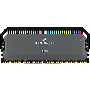 Corsair DDR5 — 32 ГБ — 5200 — CL — 40 — двойной комплект, память (черный, CMT32GX5M2B5200Z40, Dominator Platinum RGB, для AMD)